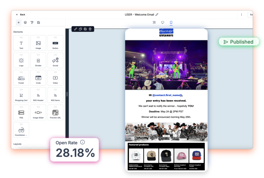Email Marketing Software - BluestageAI Talen Management software