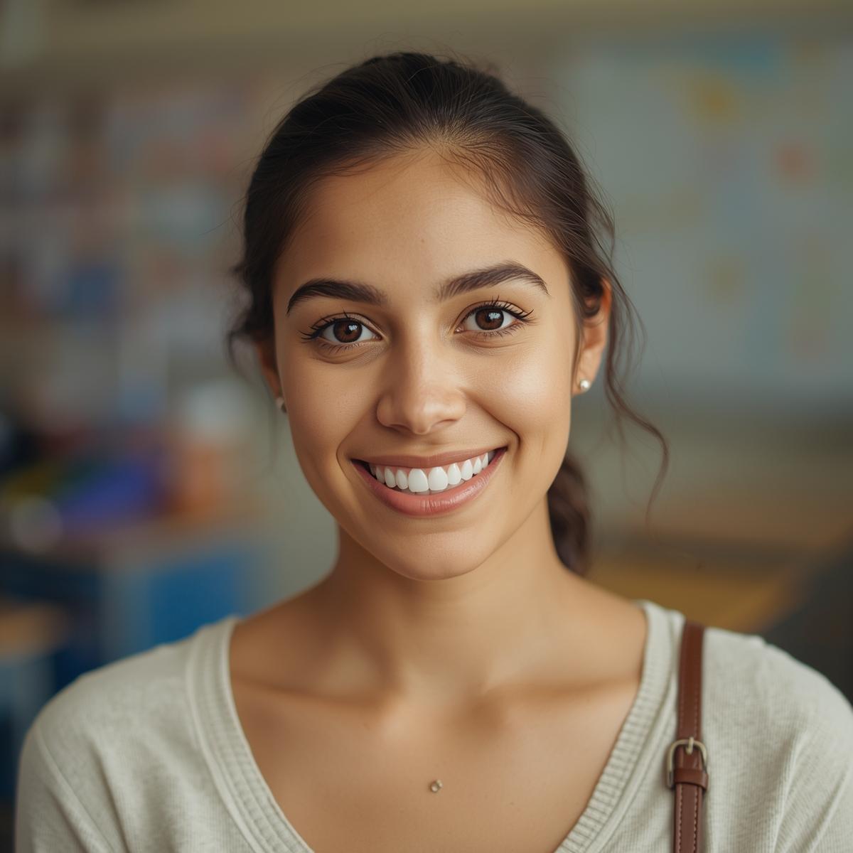 teacher of a middle school loves bluestage ai