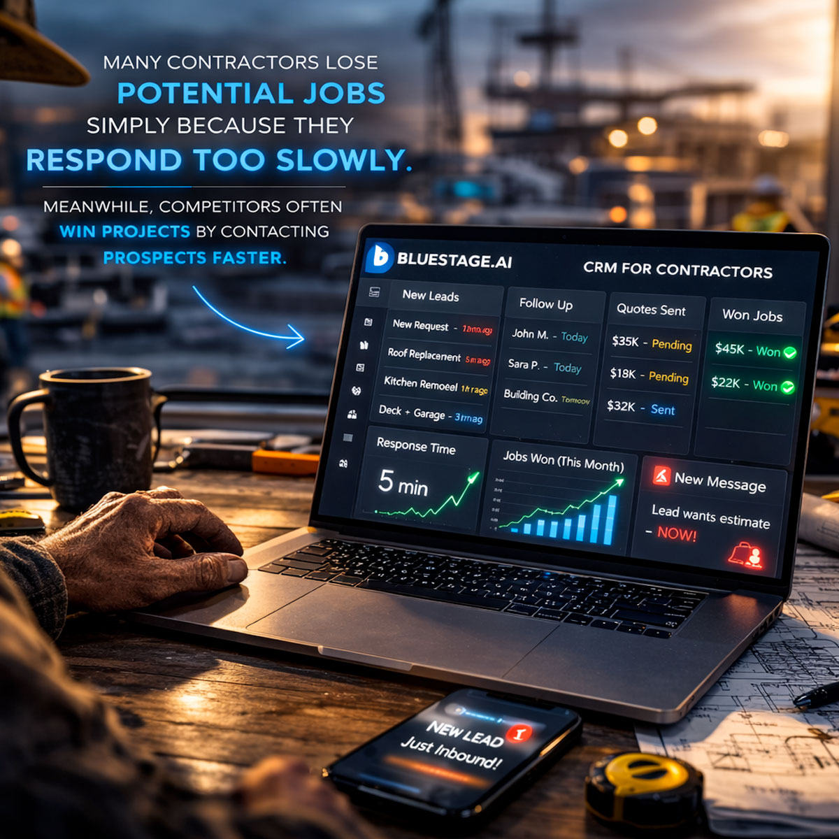 CRM for Contractors for faster responses
