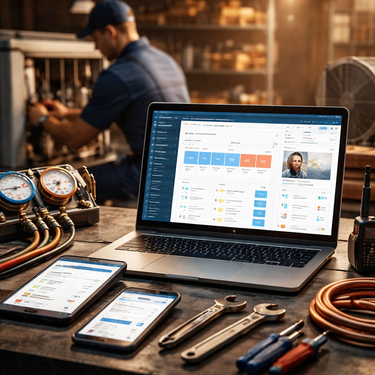 CRM for HVAC - Bluestage AI